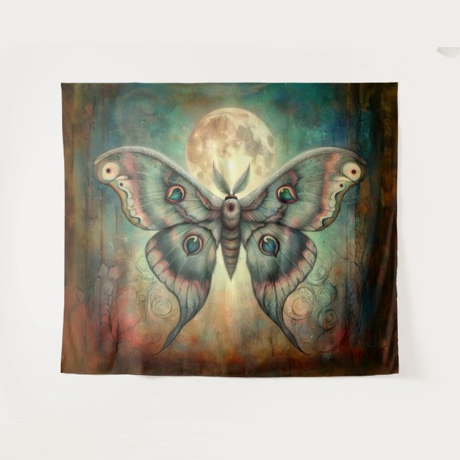 Tenture Mystic Moth 1 (Devant (Horizontal))