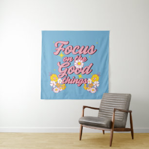 Tenture Nature Soul Slogan   Focus sur les bonnes choses