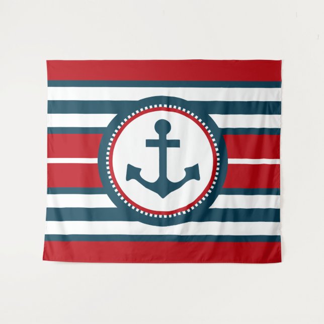Tenture Nautical design (Devant (Horizontal))