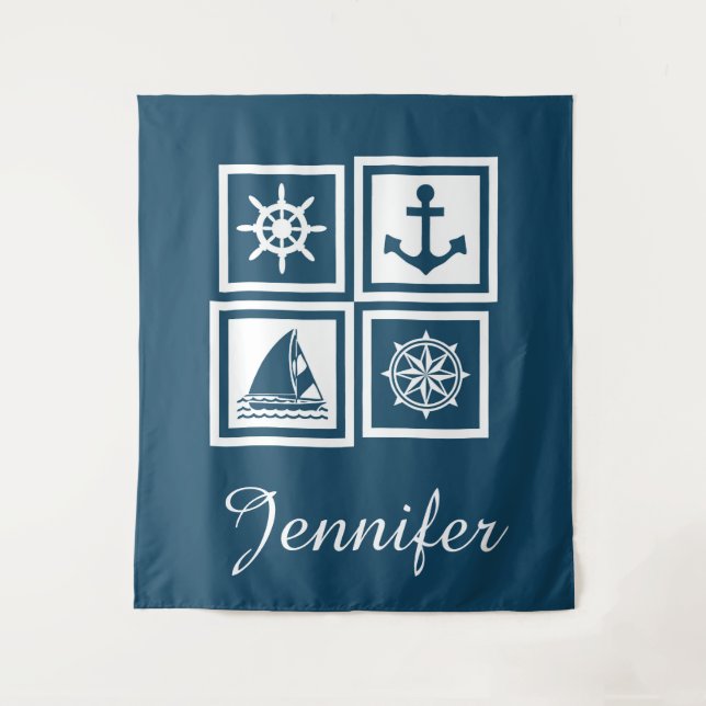 Tenture Nautical themed design (Devant)