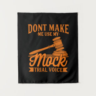 Tenture Ne faites pas utiliser à l'avocat ma voix de simul