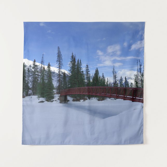 Tenture Neige À La Voie Trailhead De La Rivière Simpson Ri (Devant)