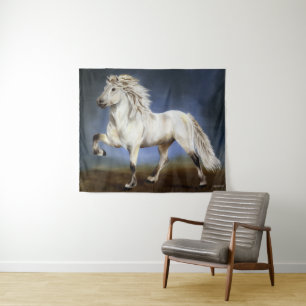 Tenture Noblesse du cheval à allure