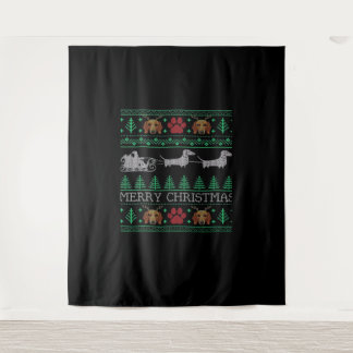 Tenture Noël Dack Dachshund Wiener Dog Dack Noël Maillot d