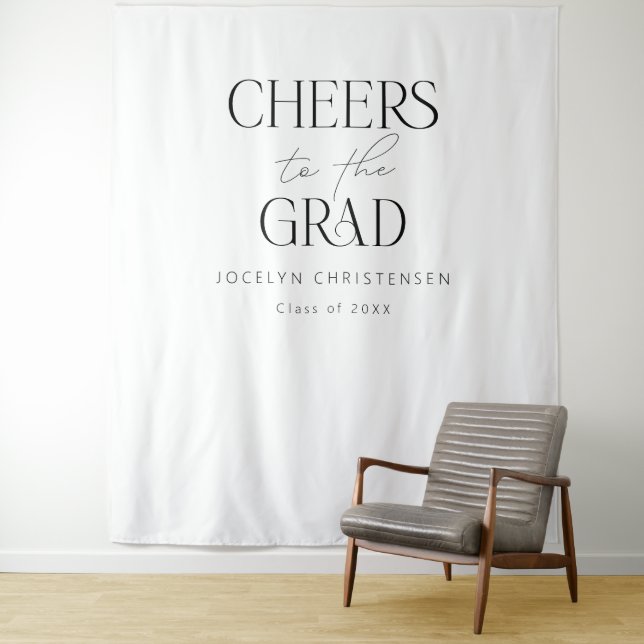 Tenture Noir Blanc Moderne Simple Grad Photo fond (En situation)
