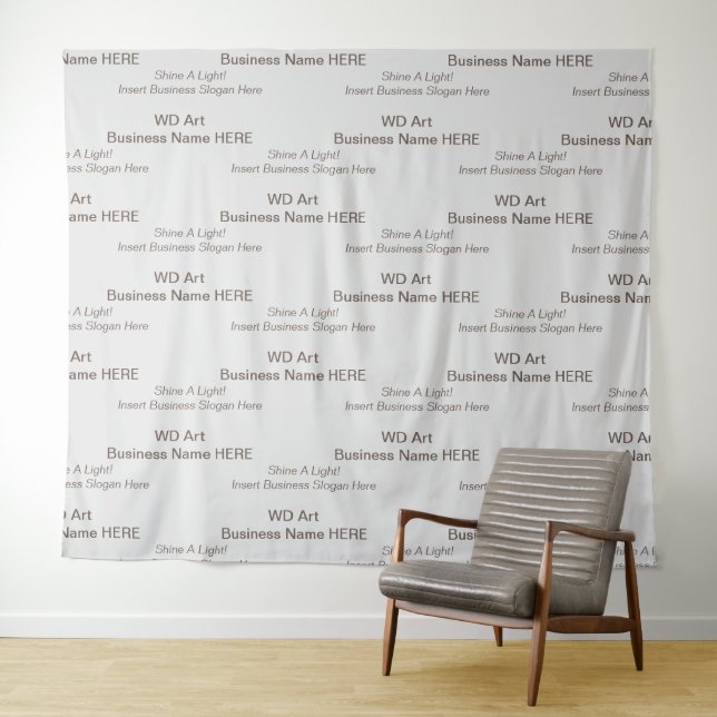 Tenture Nom de l'entreprise, Événements de marque de sloga (En situation (horizontale))