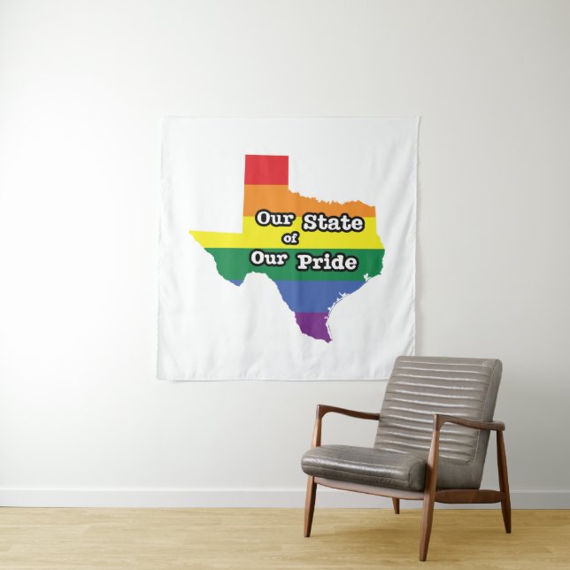 Tenture Notre État de notre fierté| Texas (En situation)