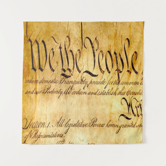 Tenture Nous le peuple - Constitution (Devant)