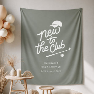Tenture Nouveau au Club Bienvenue à la Baby Shower de Golf