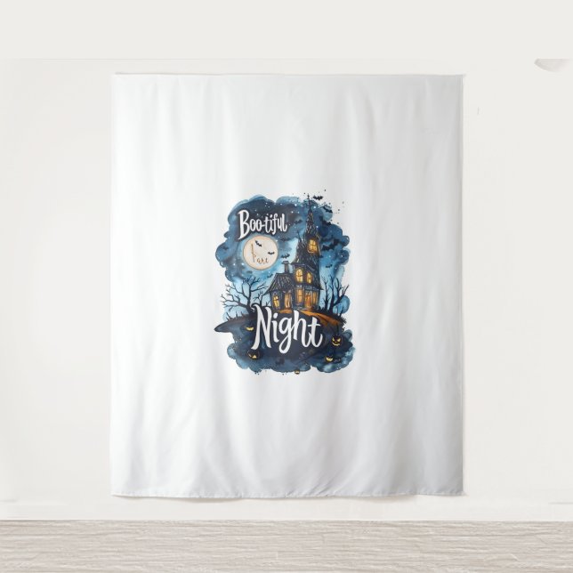 Tenture Nuit pleine de beauté (Devant)