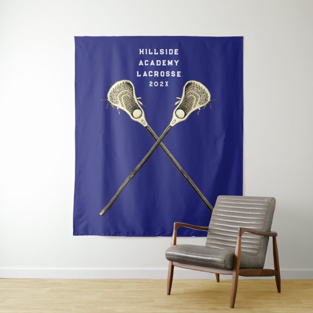 Tenture Nuit principale de la Lacrosse Party (En situation)