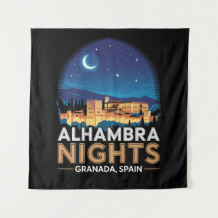 Tenture Nuits de l'Alhambra - Grenade Espagne Travel Art