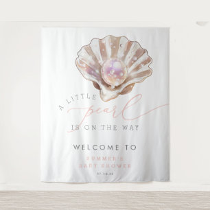 Tenture Ocean Coastal Beach Little Pearl Baby shower