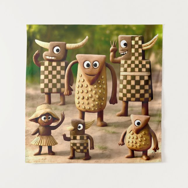 Tenture Odd Friends - Poster du clan de l'outil de vérific (Devant)