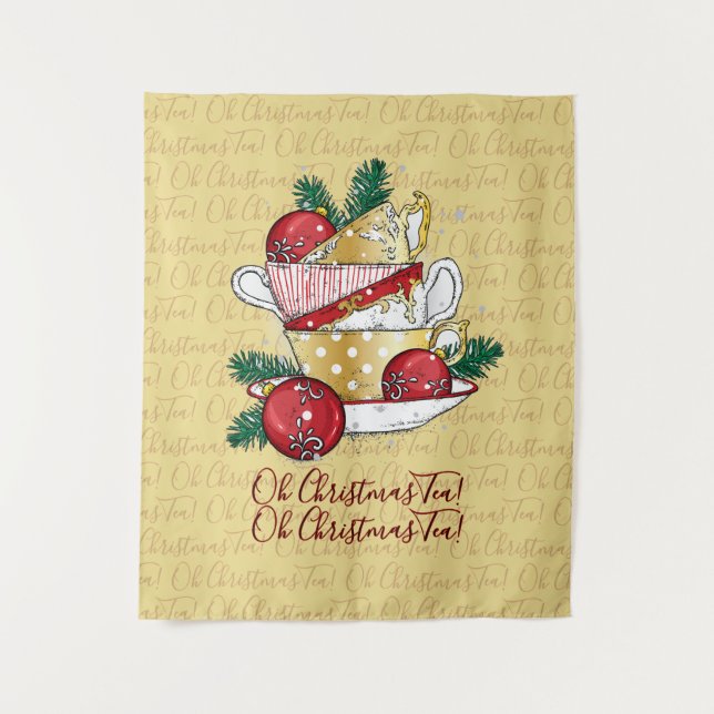 Tenture Oh Christmas Tea ! (Devant)