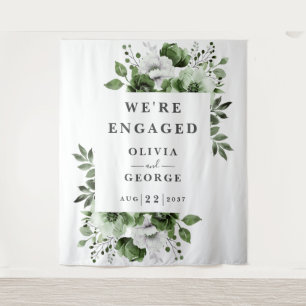 Tenture Olive Green Floral Engagement