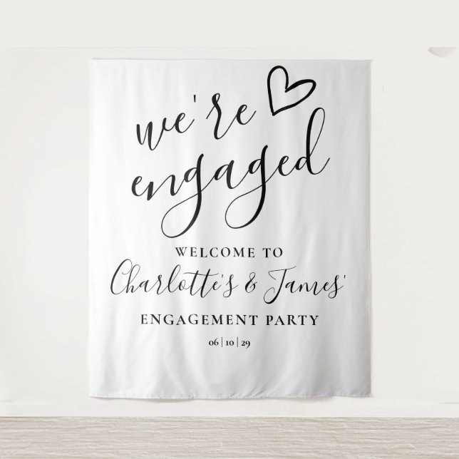 Tenture Ont participé à l'engagement Plan d'arrière-plan p (Devant)