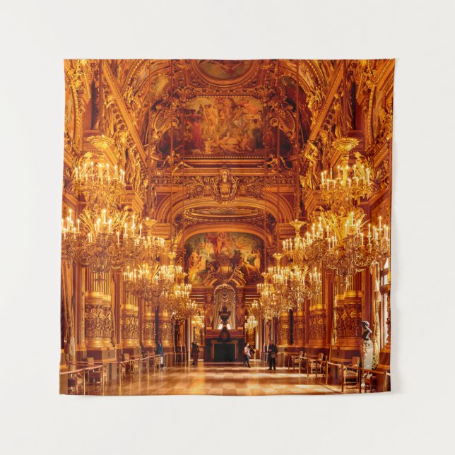 Tenture Opéra National de Paris Garnier en France (Devant)