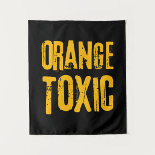 Tenture Orange Toxique Résistance Politique Trump