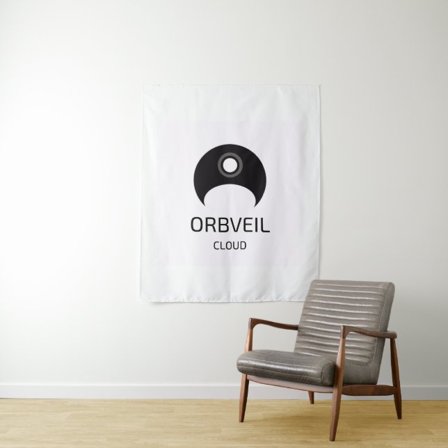 Tenture Orbveil Nuage (En situation)
