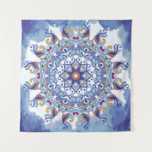 Tenture Ornement floral, design artistique.