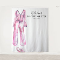 Pajamas Prosecco Chic Bachelorette Party Contexte