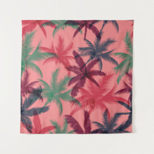 Tenture Palmiers tropicaux : Motif sans couture