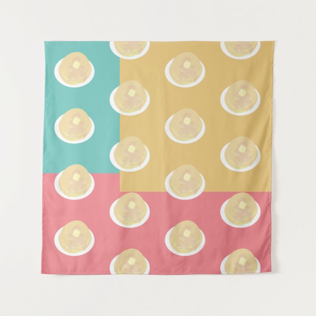 Tenture Pancakes Coloré Pop Art Style (Devant)