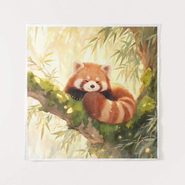 Tenture Panda roux (Devant)