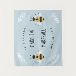 Tenture Panneau de Baby Shower pour Garçon Rustic Mama to