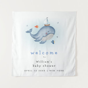 Tenture Panneau de bienvenue pour Baby Shower Under The Se