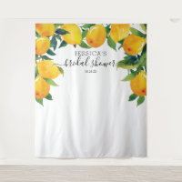 Panneau de bienvenue pour le mariage Lemon Citrus 