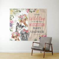 Panneau de fond de Baby Shower pour fille avec des
