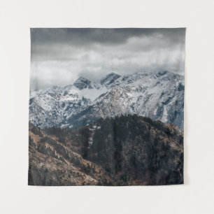 TENTURE PAPIER DE LA GAMME DE MONTAGNES DE NEIGE
