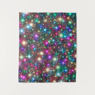 Tenture Papier d'emballage Confettis Pailletés Multicolore