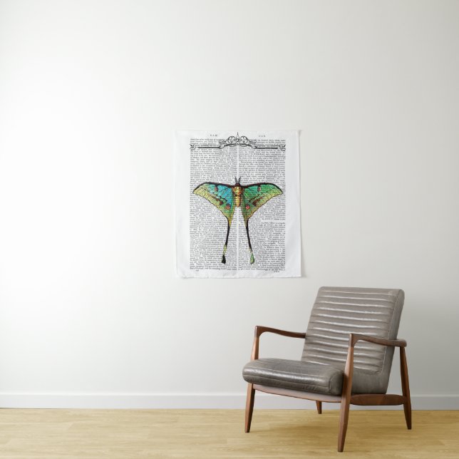 Tenture Papillon vibrant (En situation)