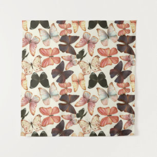 Tenture Papillons tropicaux : Motif imperméable.