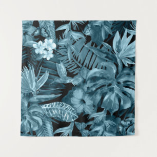 Tenture Paradis Aquarelle Tropical: Fleur de Jungle