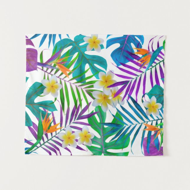 Tenture Paradis tropical (Devant (Horizontal))