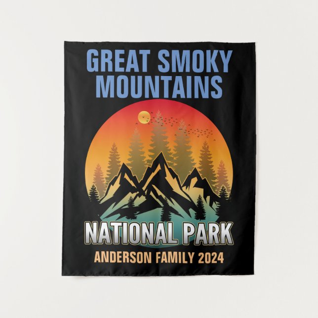 Tenture Parc national des Great Smoky Mountains (Devant)