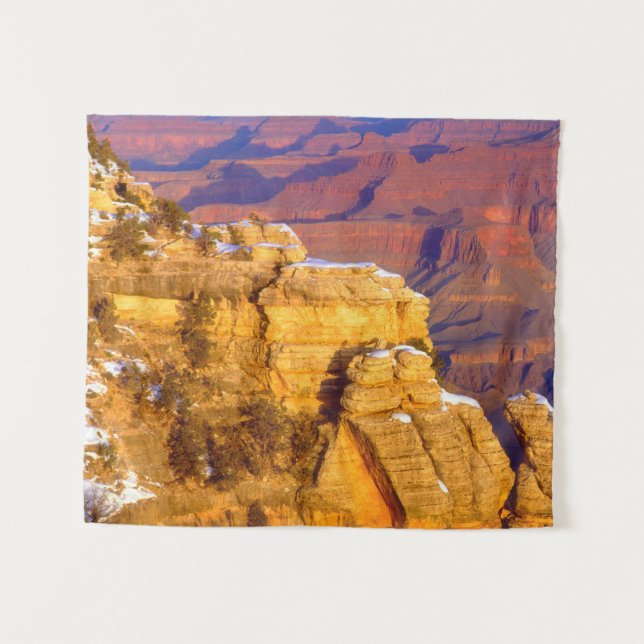 Tenture Parc national du Grand Canyon en hiver (Devant (Horizontal))