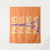 Paris, Travel Art, Retro Travel Art