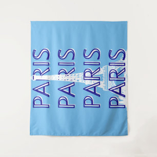 Tenture Paris Travel Art, Travel Art, Preppy Art, Bleu
