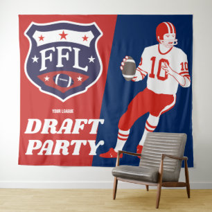 Tenture Partie d'ébauche du football d'imaginaire