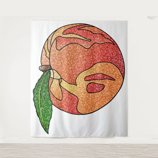 Tenture Parties scintillant (Devant)