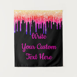 Tenture Parties scintillant Arc-en-ciel amusant Anniversai