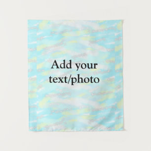 Tenture Parties scintillant pastel simple coloré ajouter v