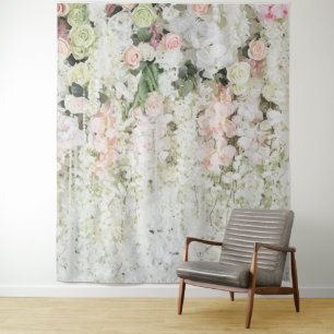 Tenture Pastel Floral Garland Mariage Prop