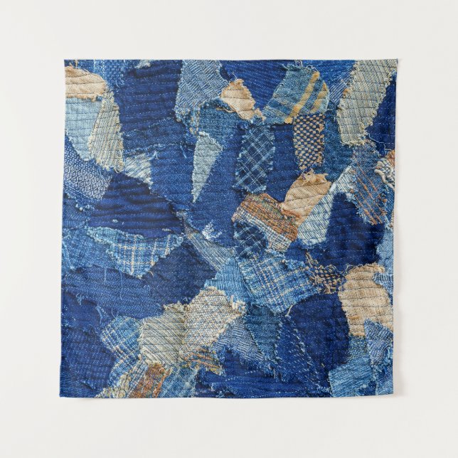 Tenture Patchwork Chic : Fabric Motif Fun (Devant)