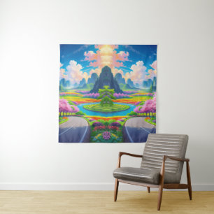 Tenture "Pathway through Spring - Imaginaire Floral